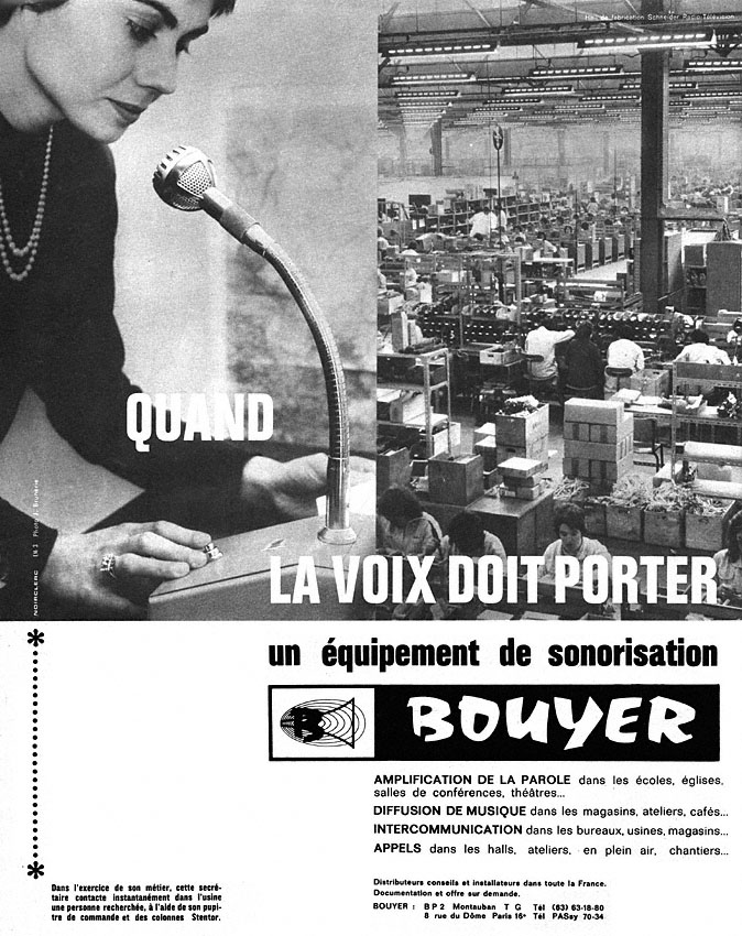 Advert Bouyer 1964