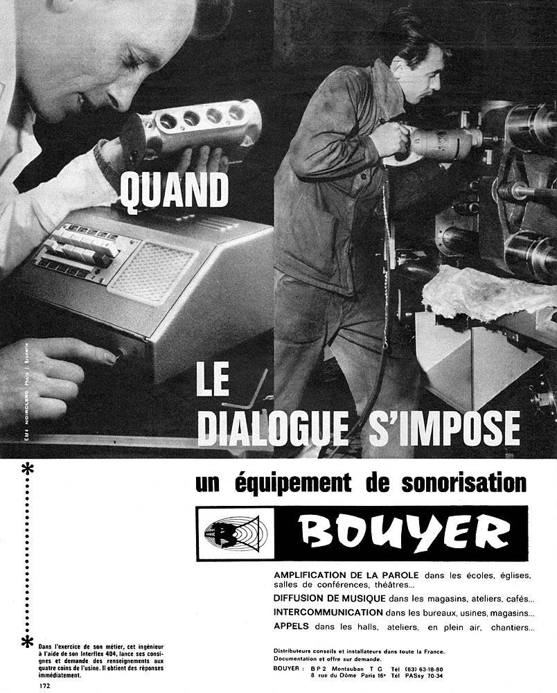 Advert Bouyer 1964
