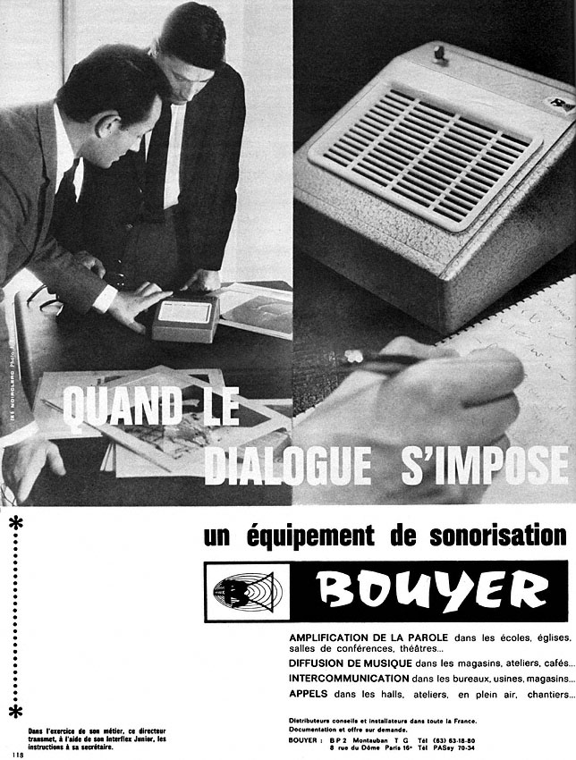 Advert Bouyer 1964