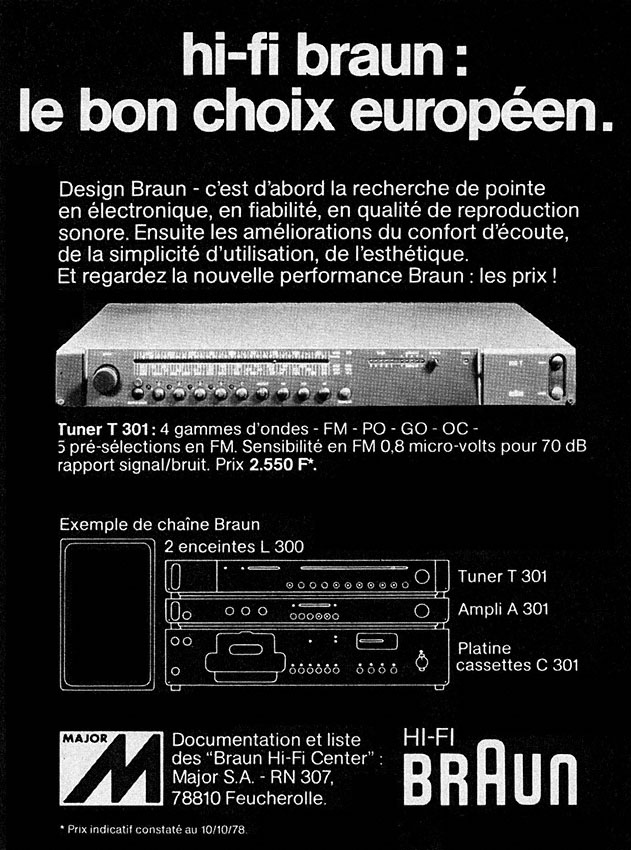 Advert Braun 1978