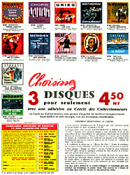 Advert Cercle des Collectionneurs 1960