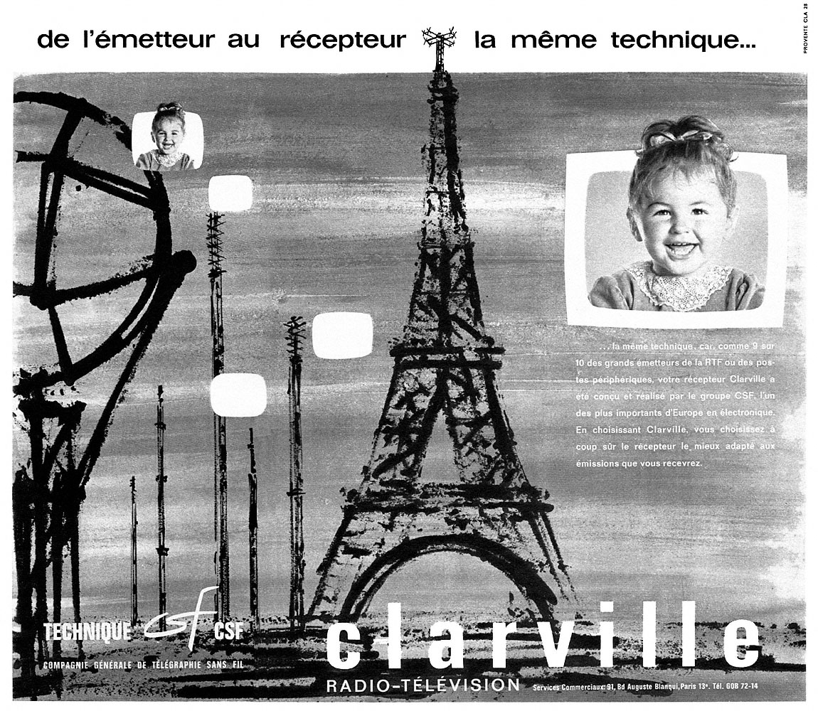 Advert Clarville 1962