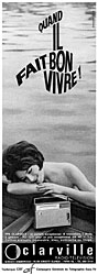 Advert Clarville 1962