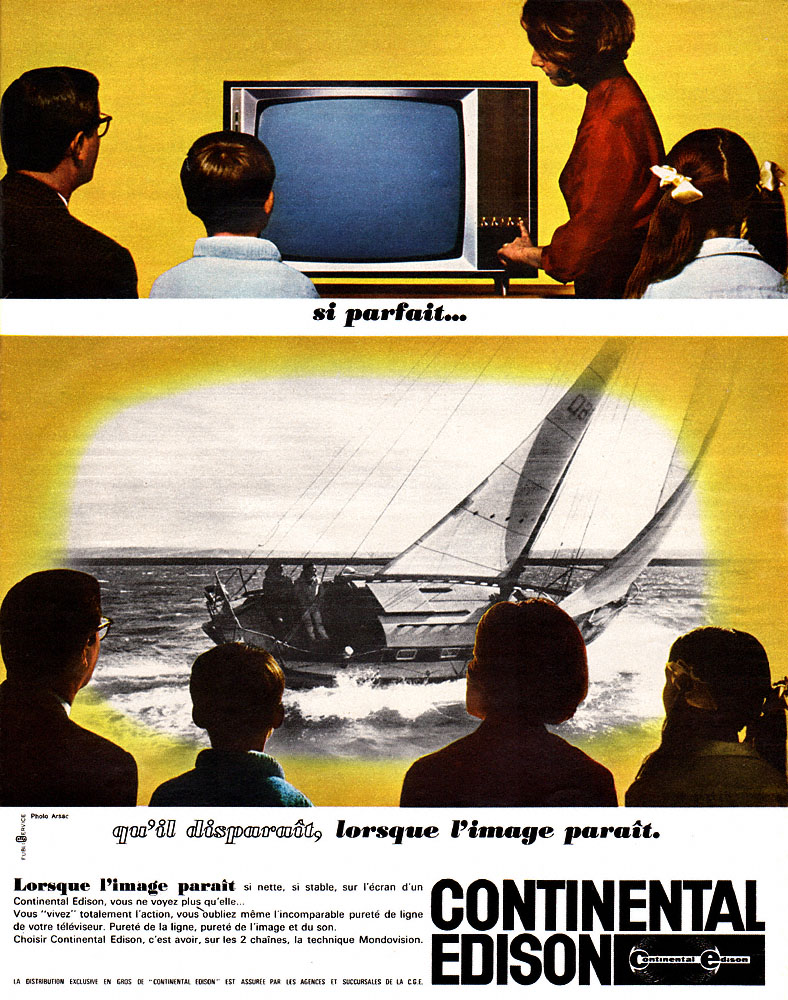 Advert Continental Edison 1964