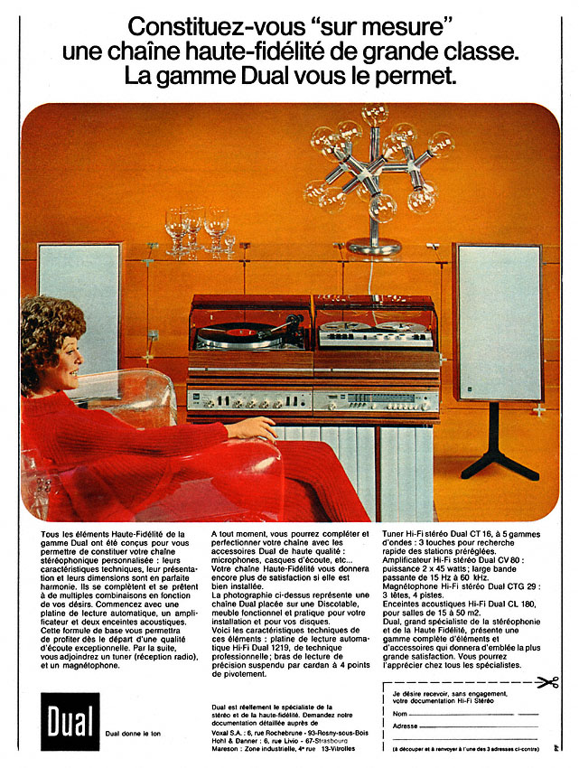 Advert Dual 1971