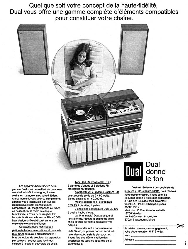Advert Dual 1972