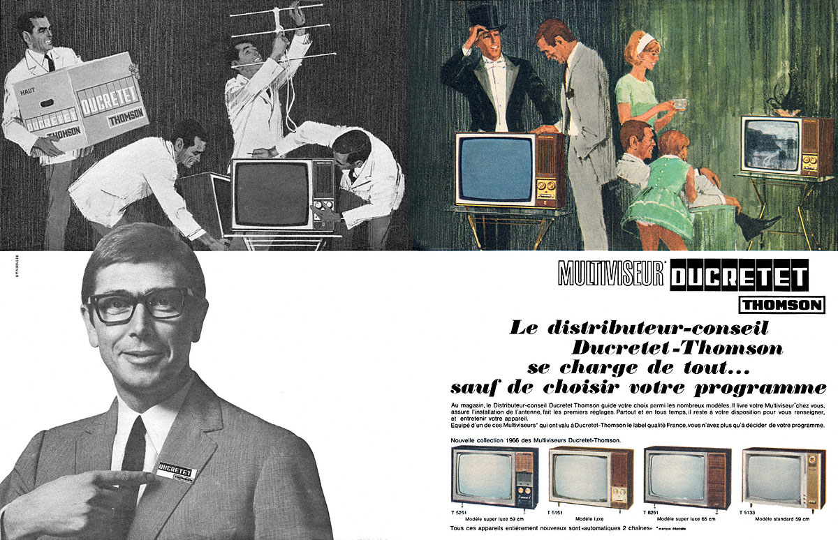 Advert Ducretet-Thomson 1965