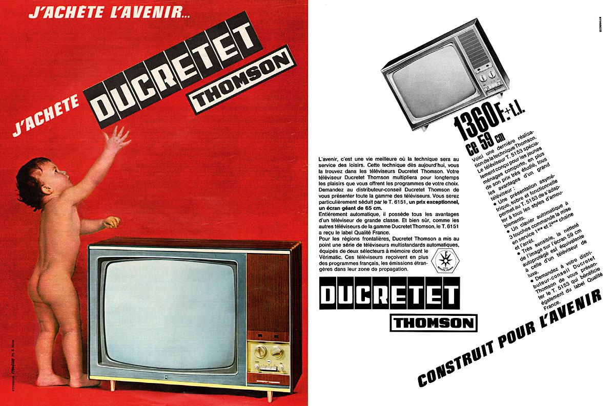 Advert Ducretet-Thomson 1966