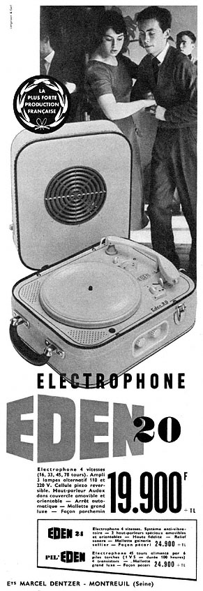 Advert Eden 1958