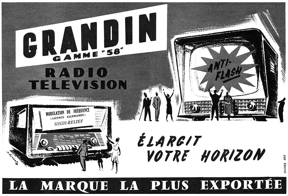 Advert Grandin 1957