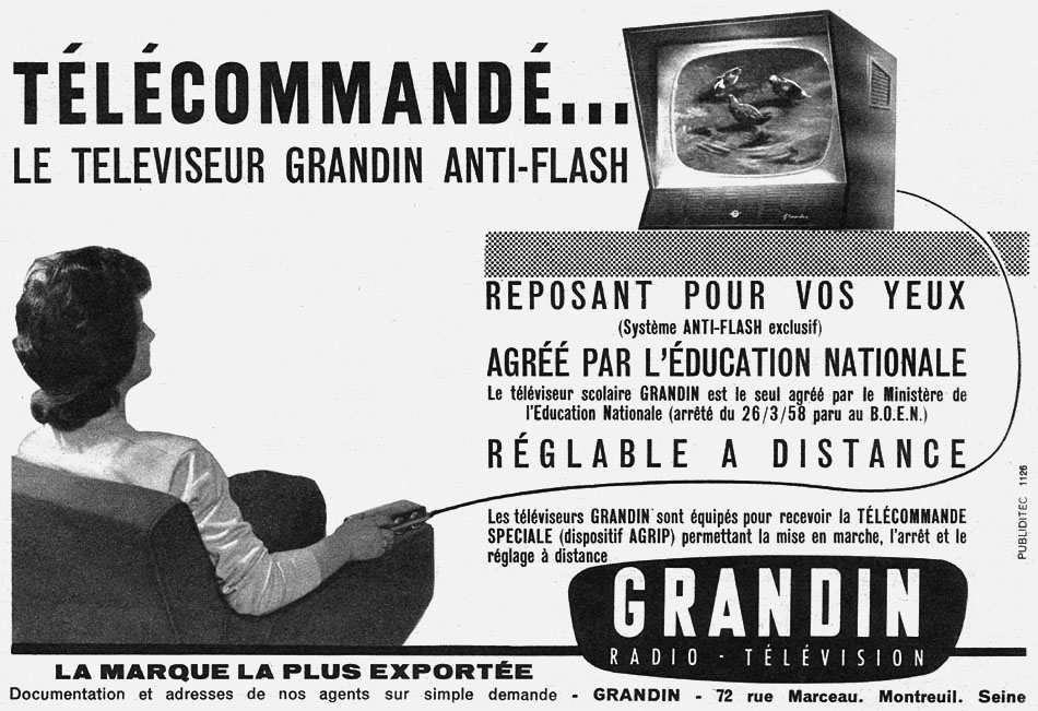 Advert Grandin 1959