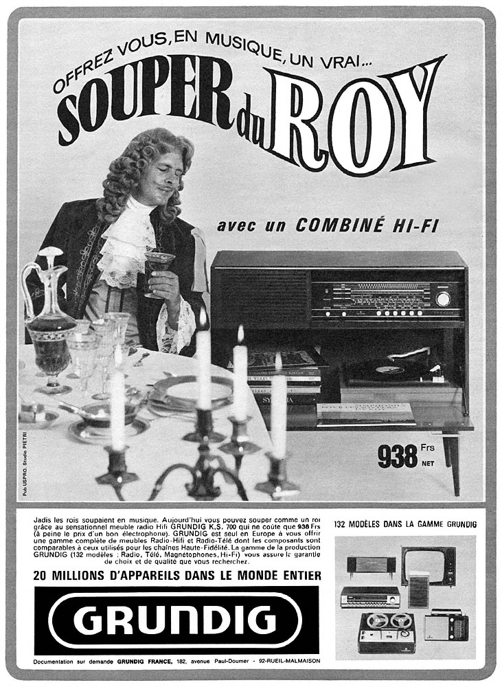 Advert Grundig 1967