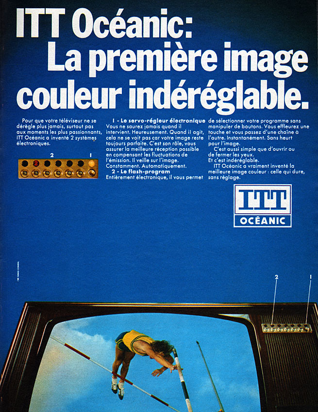 Advert ITT Oceanic 1972