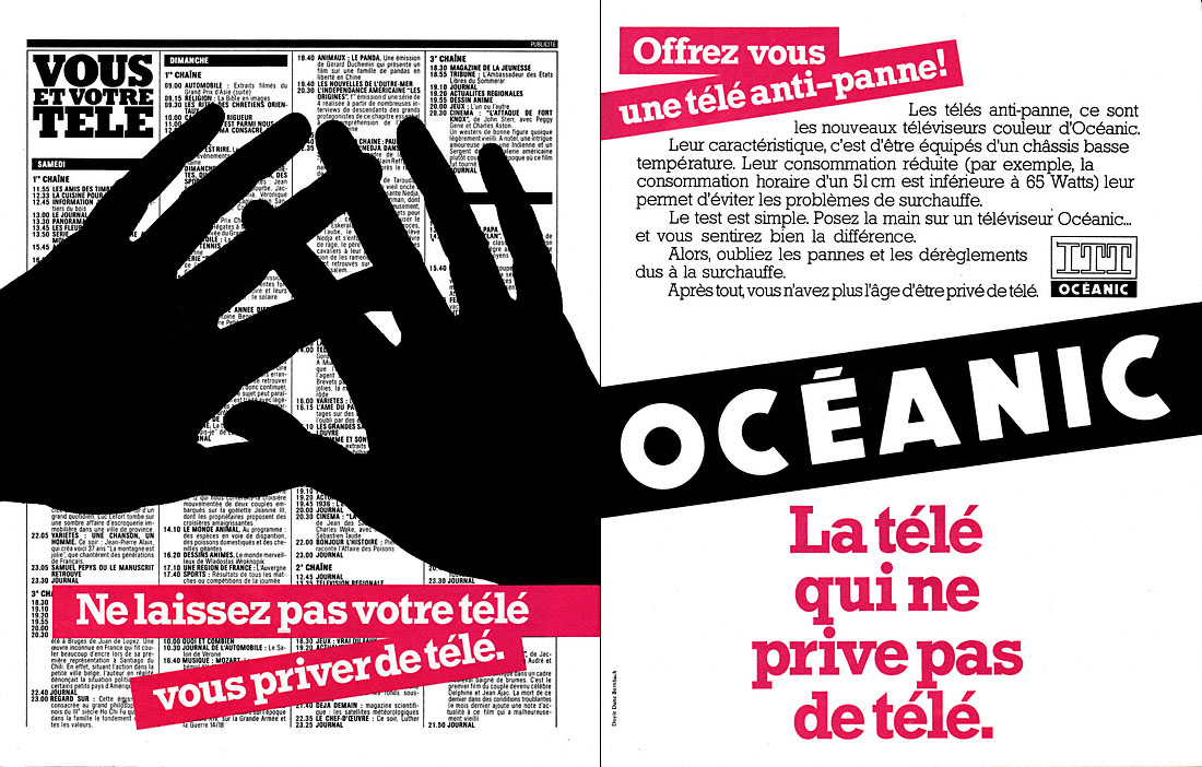 Advert ITT Oceanic 1980