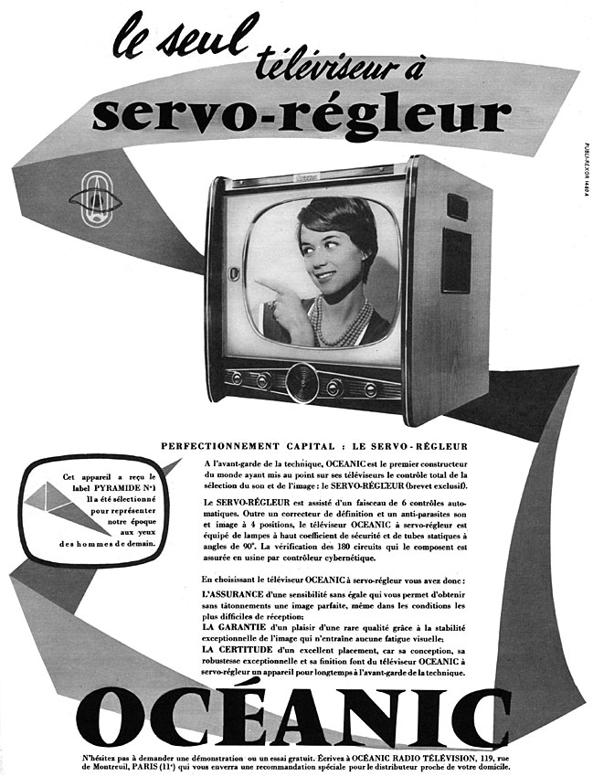 Advert ITT Oceanic 1959