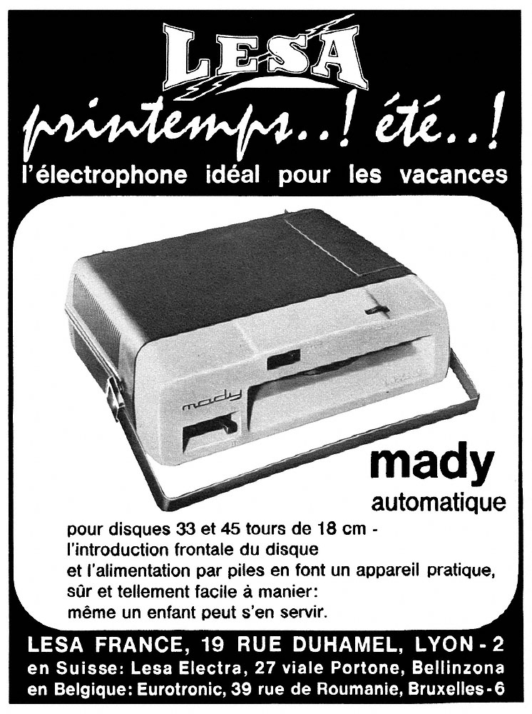 Advert Lesa 1968