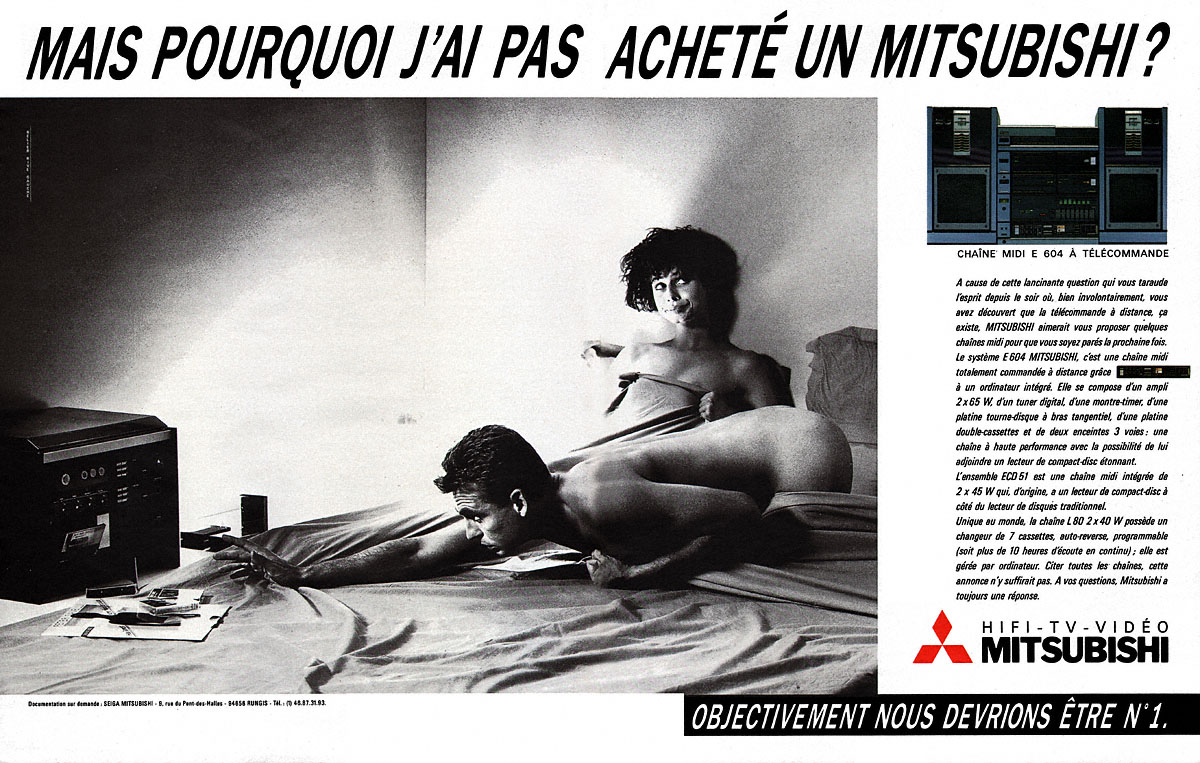 Advert Mitsubishi 1986
