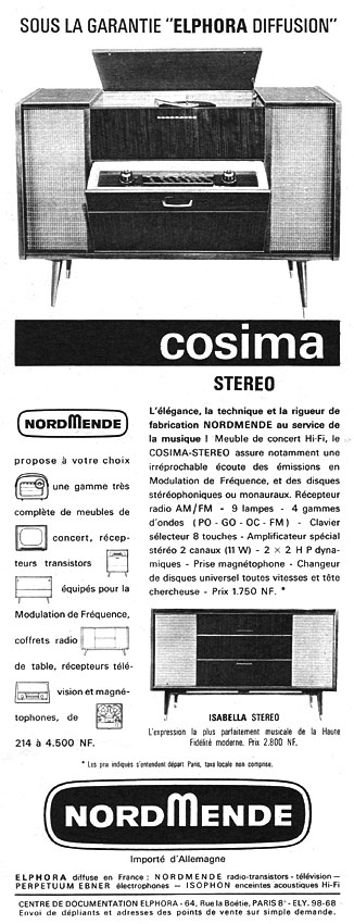 Advert Normende 1961
