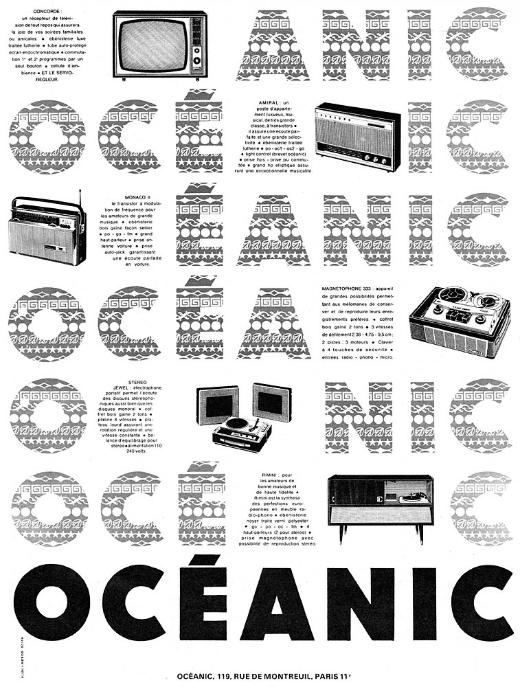 Advert Oceanic 1963
