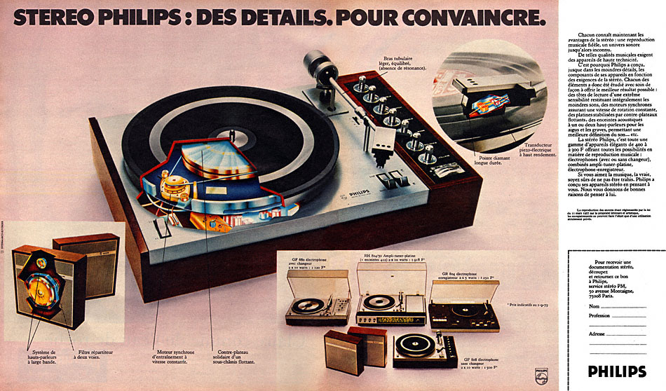 Advert Philips 1973