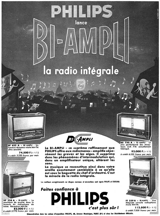Advert Philips 1956