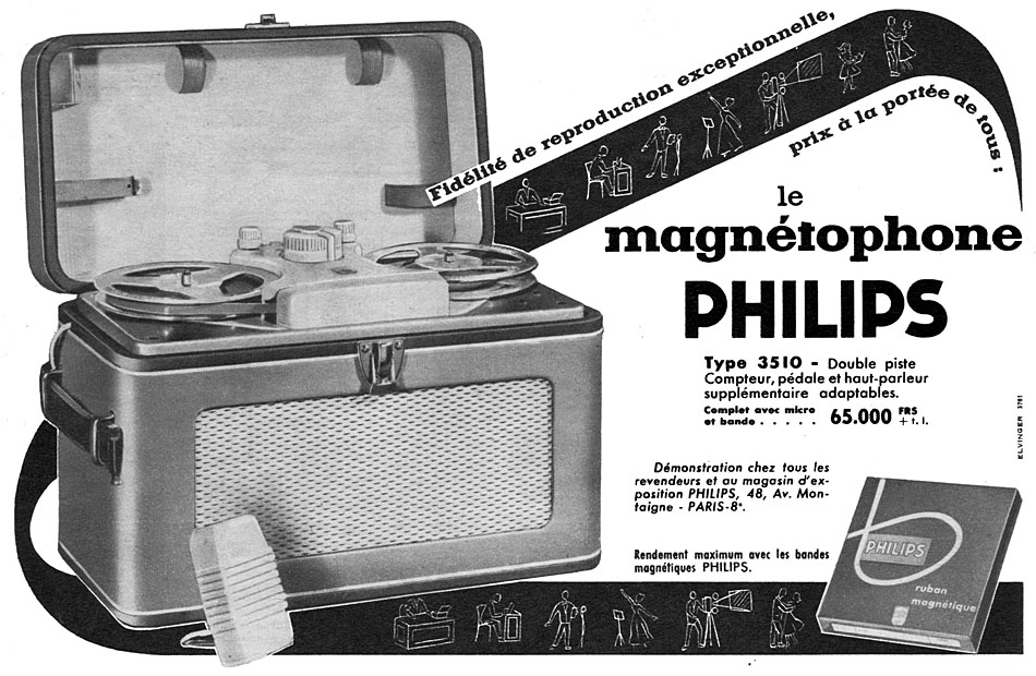Advert Philips 1956