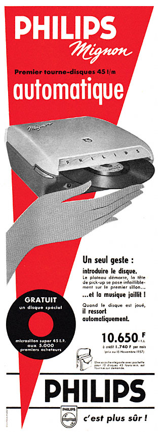 Advert Philips 1957