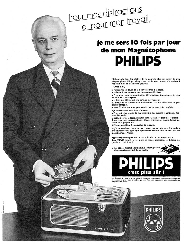 Advert Philips 1958