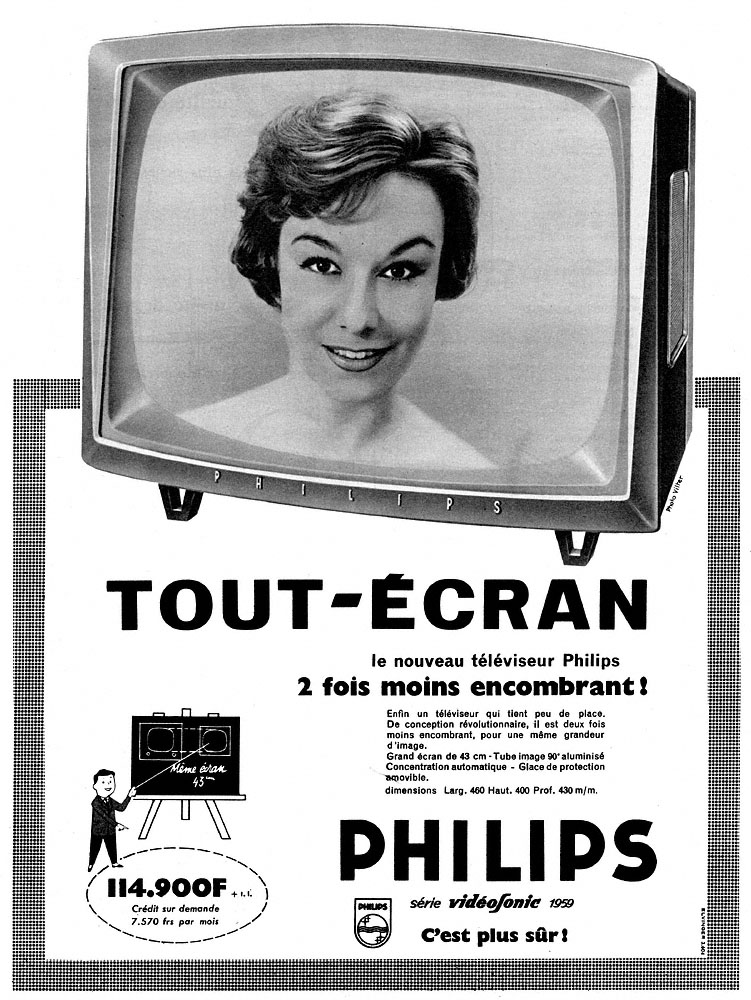Advert Philips 1958