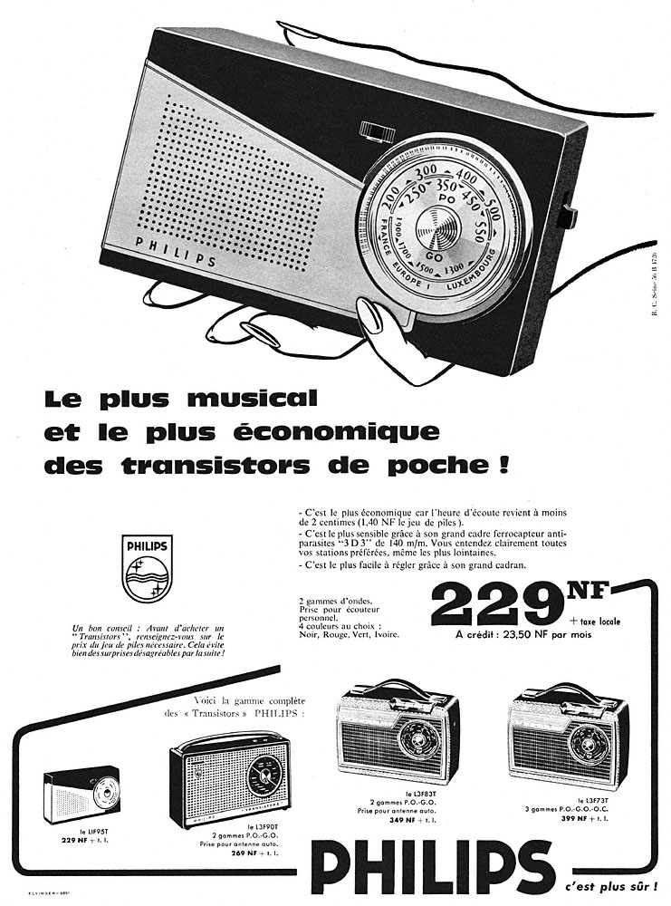 Advert Philips 1960