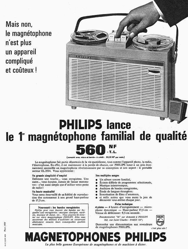 Advert Philips 1961