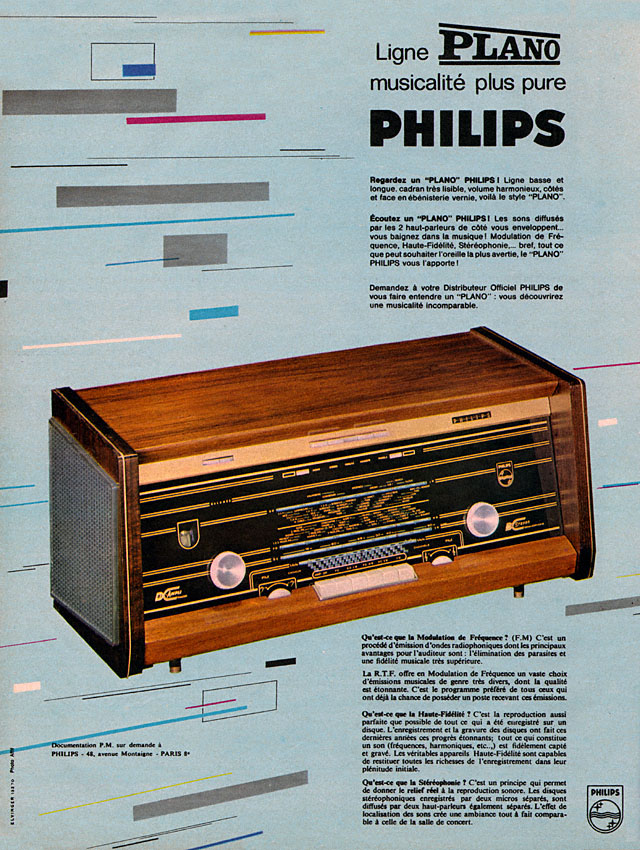 Advert Philips 1963