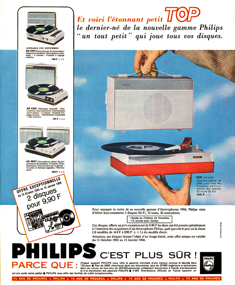 Advert Philips 1965