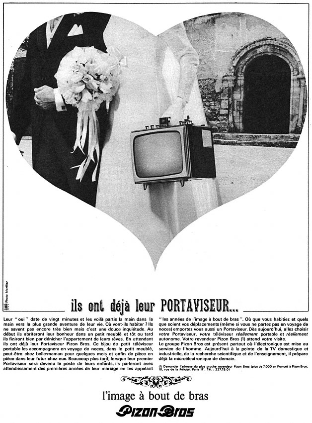 Advert Pizon Bros 1966