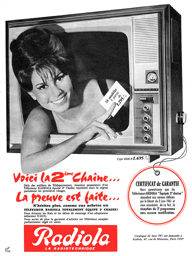 Advert Radiola 1963