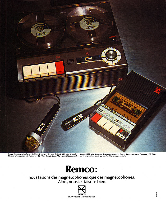 Advert Remco 1972
