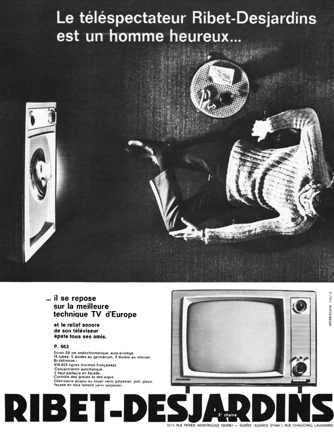 Advert Ribet Desjardins 1963