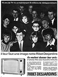 Advert Ribet Desjardins 1964