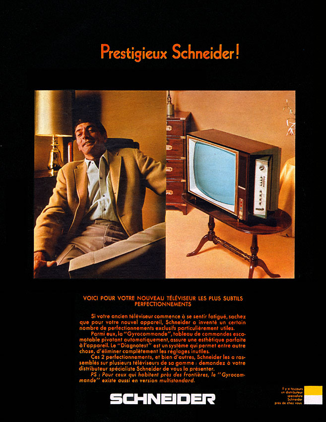 Advert Schneider 1968