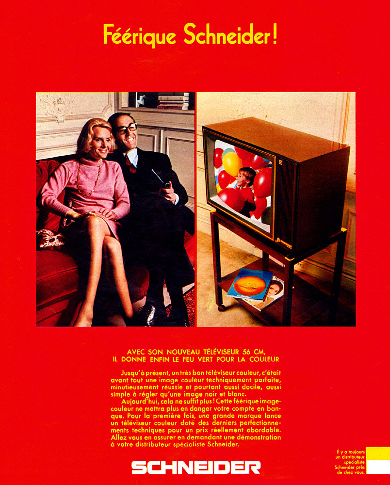 Advert Schneider 1968