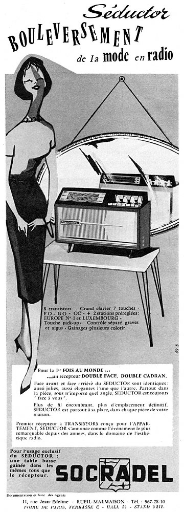 Advert Socradel 1959