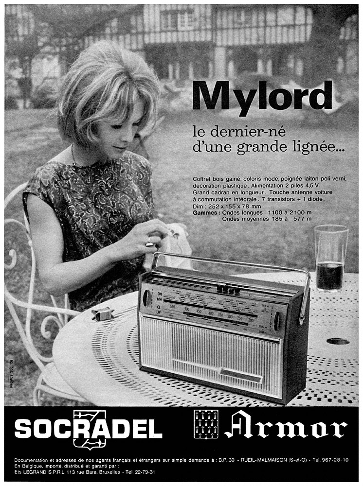Advert Socradel 1962