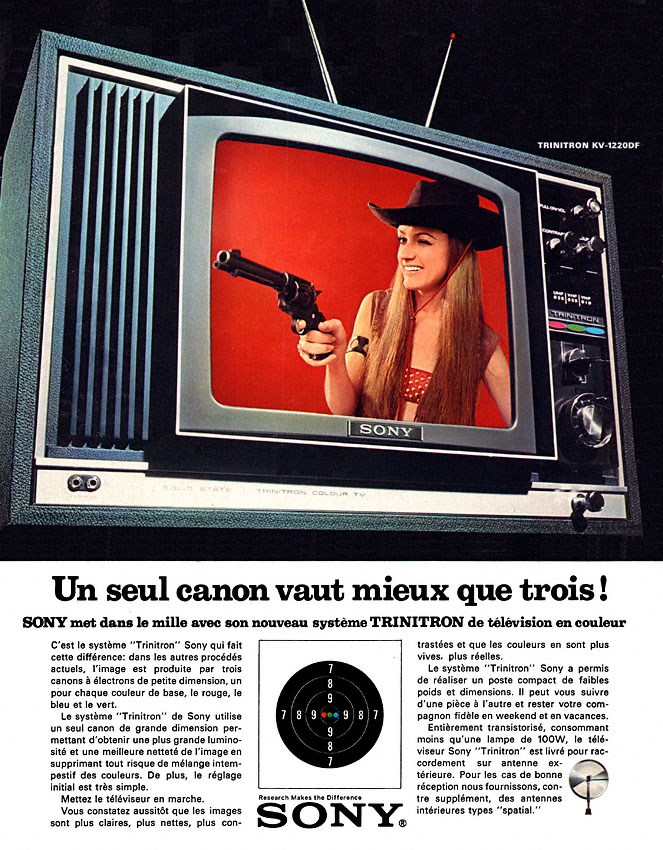 Advert Sony 1971