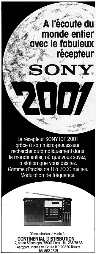 Advert Sony 1980