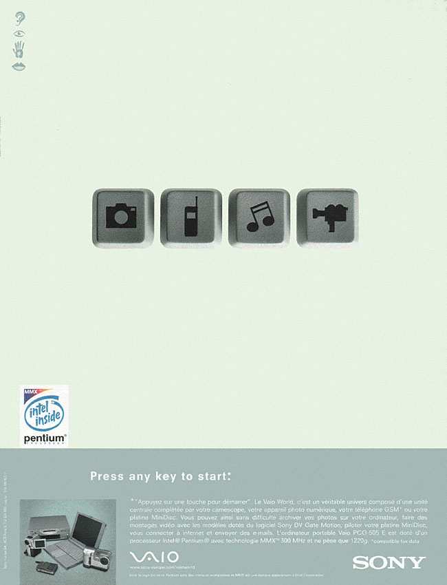 Advert Sony 1999