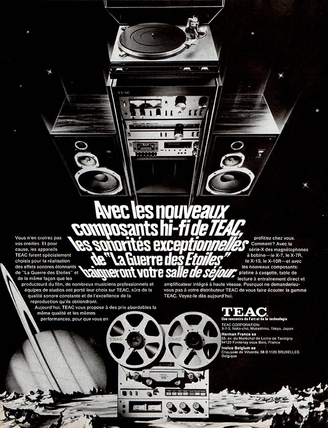 Advert Teac 1979