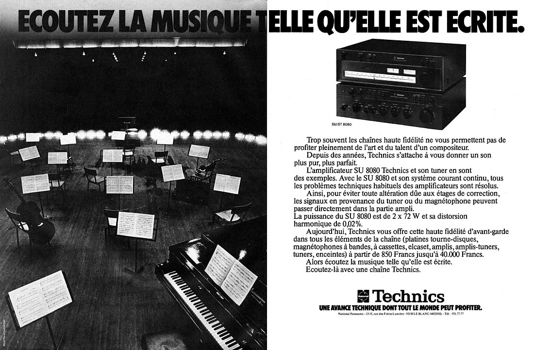 Advert Technics 1978