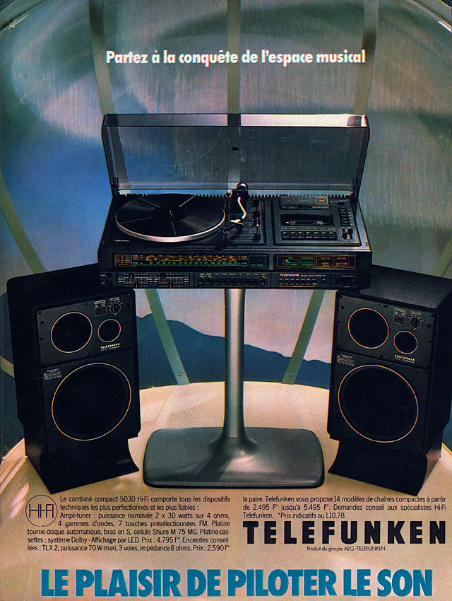 Advert Telefunken 1978