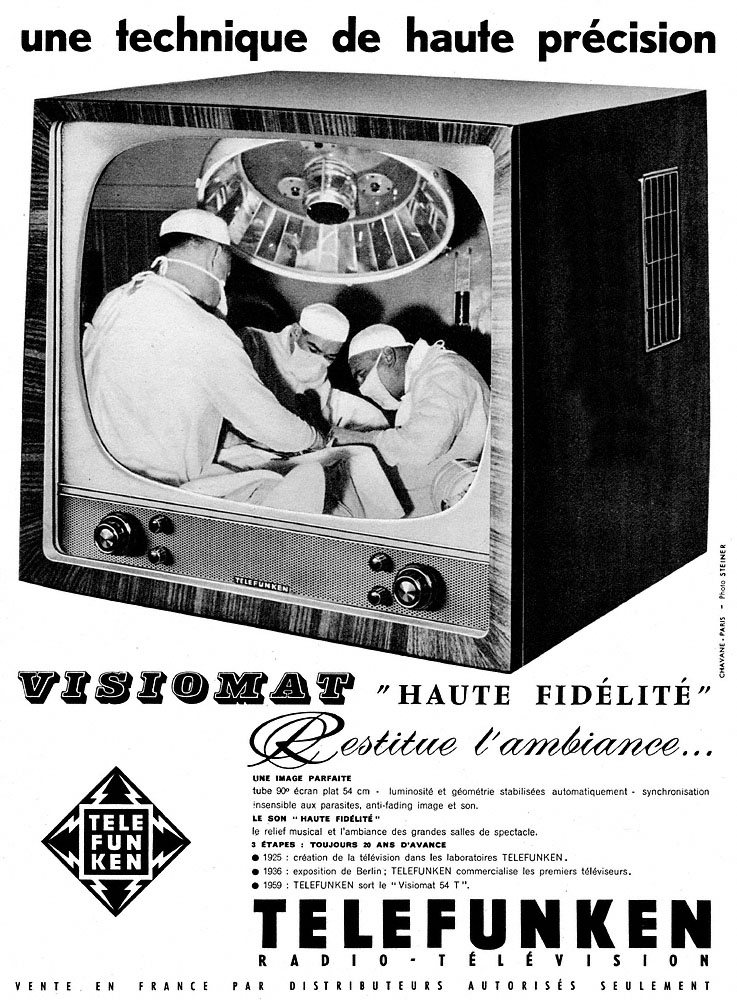 Advert Telefunken 1959