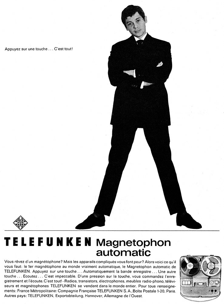 Advert Telefunken 1962